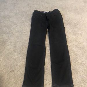 Abercrombie kids black jeans size 11/12 slim